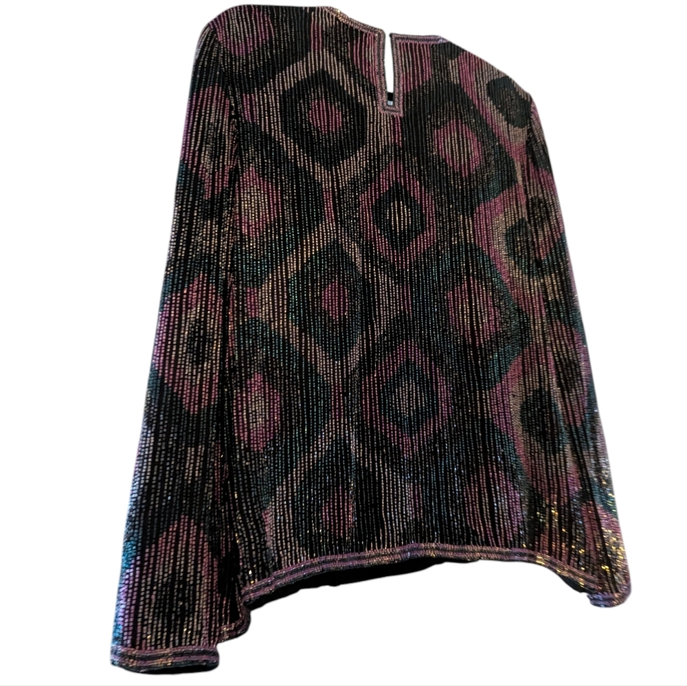 80s Carolyne Barton Evening Blouse - Picture 2 of 10